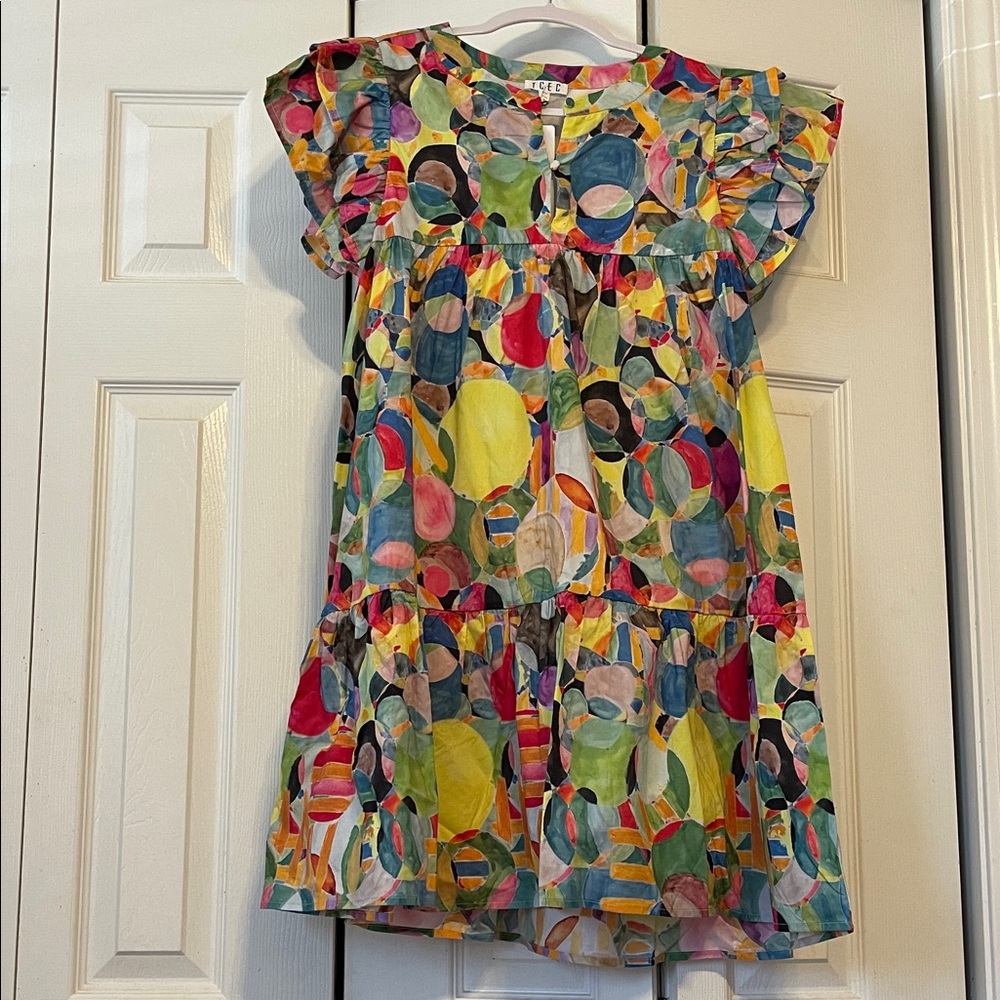 Colorful Tiered Dress by TCEC